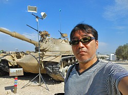 イスラエルにて。